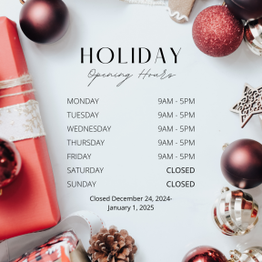 Holiday Hours